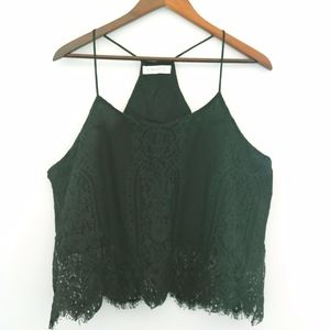 Lace Forever 21 strap top